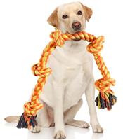 Aitmexcn Dog Rope Toys - Indestructible Chew Toys for Large & Medium Dogs, Tough Tug Toy for Teeth Cleaning & Tug of War