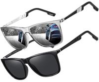 LEDING&BEST Polarised Sunglasses Men Women Driving Cycling Fishing Climbing Anti-glare UV400 Protection TR90 Unbreakable Frame Sports Travel Sun Glasses