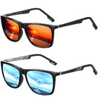 LEDING&BEST Polarised Sunglasses Men Women Driving Cycling Fishing Climbing Anti-glare UV400 Protection TR90 Unbreakable Frame Sports Travel Sun Glasses