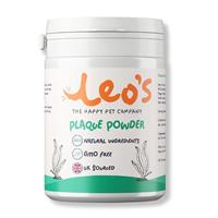 Leo's Plaque Off Powder for Dogs & Cats | Pet Teeth Cleaning Care & Breath Freshener Dental Products | 100% Natural | No More Dog Toothbrush or Dog Toothpaste | Plaque Remover for Dogs & Cats