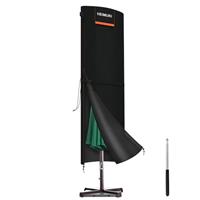 HEIMUNI Waterproof Garden Parasol Cover - 420D Cantilever Umbrella Cover with Zip, Multipurpose