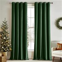 MIULEE 2 Panels Solid Color Sheer Window Curtains Smooth Elegant Window Voile Panels Drapes Treatment for Bedroom Living Room