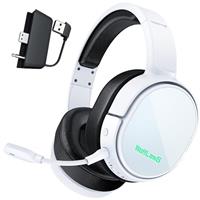 WolfLawS Wireless Gaming Headset for Xbox Series X|S, Xbox One, PS5, PS4, Nintendo Switch, PC, Mac,Bluetooth Over Ear Gaming Headphones with Detachable Noise Canceling Microphone Headphones