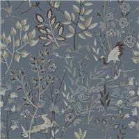 Timeet Self Adhesive Wallpaper - Blue 40x1000cm Peel and Sti