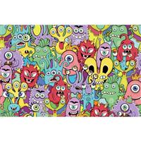 100 Piece Jigsaw Puzzle for Adults Colourful Monster Jigsaw