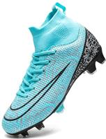 Donbest Boys Football Boots Cleats Kids Football Shoes Astro Turf Soccer Shoes Professional Spikes Football Competition Shoes