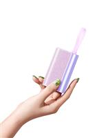 VEGER Compact Portable Charger with built in Cable(Removable), 10000mAh Cute Power Bank 20W Fast Charging, Sparkling Battery Pack Fashion Travel Accessory Compatible with iPhone 15/14, Android-Purple