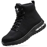 Rona Shoes Safety Boots Work Boots Steel Toe Cap Boots Safety Shoes Steel Toe Shoes Safety Trainers Work Shoes Lightweight Comfortable Slip On Men's Women's Ladies