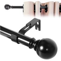 KINGSOW Gold Extendable Curtain Poles: Adjustable Window Cur