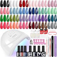 PHOENIXY Gel Nail Polish Set, Gel Nail Polish Set with Lamp Starter Kit