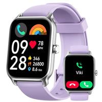 Yoever Smart Watch for Women (Answer/Make Calls), Fitness Watch with Heart Rate/Sleep/Blood Oxygen Monitor,Alexa Built-in, IP68 Waterproof, 100 Sports, Ladies Smartwatch for iOS Android (Pink)