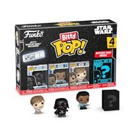 Funko Bitty Pop! Star Wars - Vader 4pk and A Surprise Mystery Mini Figure - 0.9 Inch (2.2 Cm) - Star Wars Collectable - Stackable Display Shelf Included - Gift Idea - Party Bags Stocking - Cake Topper