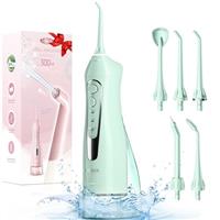 COSLUS Water Dental Flosser for Teeth Cordless Portable Oral Irrigator 300ML