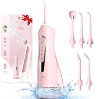 COSLUS Water Dental Flosser for Teeth Cordless Portable Oral Irrigator 300ML