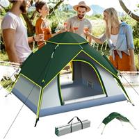 Mimajor Camping Tent Pop Up - Automatic Pop-Up 2-3 Man Tent Instant Tents Waterproof & Windproof Dome Tents, 2 in 1 Double Layers Easy Setup for Camping Hiking Backpacking Traveling