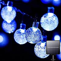 Lezonic Solar Fairy Lights - 7M/23FT Solar Garden String Lights, Waterproof 50LED with 8 Modes for Outdoor Decor (Green)