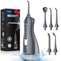 COSLUS Water Dental Flosser for Teeth Cordless Portable Oral Irrigator 300ML