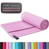 BAGAIL Microfibre Travel Towel, Perfect Camping Towel, Swimming Towel and Beach Towel, Quick Dry - Super Absorbent - Ultra Compact, Great for Sports, Gym, Yoga and Backpacking