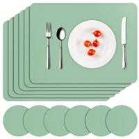 APLKER Placemats and Coasters Set of 6