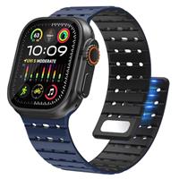 Bouixel Magnetic Strap Compatible with Apple Watch Straps 49mm 45mm 44mm 42mm for Men Women, Sport Anti Sweat Breathable Wide Soft Silicone Band for iWatch Ultra 2/ Ultra Series SE 9 8 7 6 5 4 3