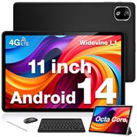 DOOGEE U10 Tablets 10 inch Android 14 Tablet PC, 9GB RAM+128GB ROM(1TB TF), Quad-Core 2.0 GHz/1280 * 800 HD+ IPS/WiFi 6/Bluetooth 5.0/5060mAh/5MP+8MP/OTG/Type C/3.5mm Headphone Jack(Purple)