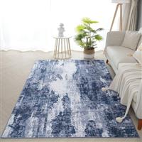 Xfrog Abstract Area Rug Modern Washable Small Rug Entryway Rug for Living Room Soft Short Pile Floor Carpet Door Mat Non Slip Rug for Entrance Kitchen Bathroom Hall