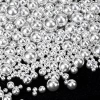 Lozadia 100g Edible Sprinkles Metalic Pearl Sprinkles Of Pearl Sugar Cake Sprinkles, Edible Cake Decorations, Sugar Balls for Cupcake Cakes Sprinkle On Birthday Wedding Party