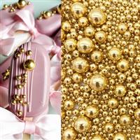 Lozadia 100g Edible Sprinkles Metalic Pearl Sprinkles Of Pearl Sugar Cake Sprinkles, Edible Cake Decorations, Sugar Balls for Cupcake Cakes Sprinkle On Birthday Wedding Party