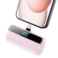 Feob Mini Power Bank Portable Charger 5200mAh for iPhone 15 Series, PD USB C Battery Pack with LCD Display,Compatible with iPhone 15 Plus/15 Pro/15 Pro Max, Samsung S24/23,Android Phones etc-Blue