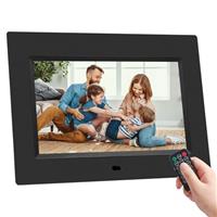 Digital Photo Frame Large HD IPS Screen Digital Picture Frame Photo/Music/Video Player/Calendar/Alarm with Remote Control Non Wifi
