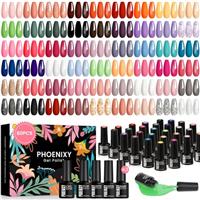 Phoenixy 60Pcs Gel Nail Polish Set