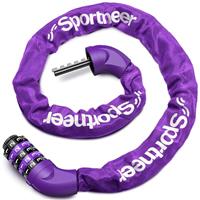 Sportneer Bike Locks - High Security Bicycle Chain Lock 5-Digit Resettable Combination Anti-Theft Cycle Locks Bike Accessories for Bicycle, Motorcycle, Scooter, Door
