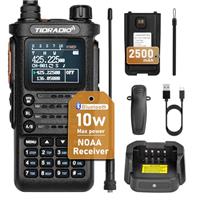 TIDRADIO TD-H8 Ham Radio Handheld Transceiver, 2 Way Radio Long Range, Amateur Two Way Radio, 10W APP Wireless Programming Dual Band Walkie Talkie With 2500mAh Battery, 1 Pack