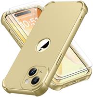 ORETECH for iPhone 14 Case 6.1 inch, with [2 Pack Screen Protector] [Camera Lens Guard] [15FT Military Grade Drop Test] 360 Shockproof Slim Fit Design Rubber Bumper Phone Cover