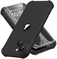 ORETECH for iPhone 14 Case 6.1 inch, with [2 Pack Screen Protector] [Camera Lens Guard] [15FT Military Grade Drop Test] 360 Shockproof Slim Fit Design Rubber Bumper Phone Cover
