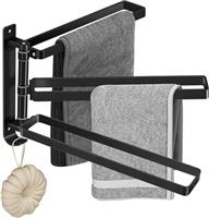 NGOKPYD Black Towel Rail Wall Mounted 3 Tier Towel Holders f