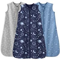 Unnivoll Baby Sleeping Bag Newborn 0.5 Tog Sleep Sack 100% Cotton Baby Wearable Blanket for Boy Girl Toddler 0-24 Months