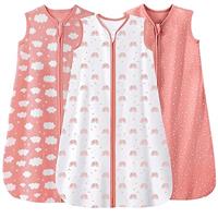 Unnivoll Baby Sleeping Bag Newborn 0.5 Tog Sleep Sack 100% Cotton Baby Wearable Blanket for Boy Girl Toddler 0-24 Months