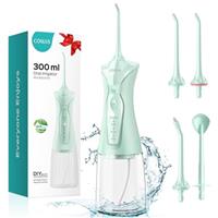 COSLUS Water Teeth Flosser Picks: 4 Modes Cordless Irrigator