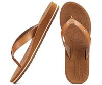 ONCAI Flip Flops Women Arch Support Yoga Mat Summer Beach Thong Sandals Woman with Orthotic Rubber Soles(UK Size 3-9)