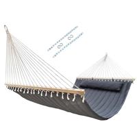 GOCAN Brazilian Double Hammock 2 0r 1 Person Extra Large Canvas Cotton Hammock for Patio Porch Garden Backyard Outdoor and Indoor