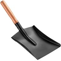 Hardys Coal Shovel - Small Hand Shovel with Detachable Wooden Handle for Fireplace Ash, Garden BBQ, Gardening - Durable Alloy Steel - Rust-Resistant - 20x45x16cm