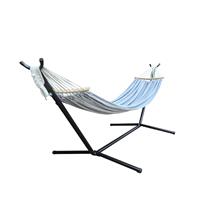 GOCAN Brazilian Double Hammock 2 0r 1 Person Extra Large Canvas Cotton Hammock for Patio Porch Garden Backyard Outdoor and Indoor