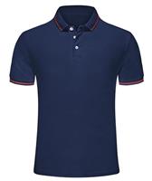 Djtnzdm Men's Cotton Pique Polo Shirt for Golf or Casual Summer Tops, Regular Fit, Round Cut Cuff, 15, 16, 17 (UK), Pull On, 1 Count
