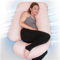 PinkFroggie Pregnancy Pillows,Soft U-Shape Maternity Pillow with Removable Cover-Full Body Support Pillows for Adults Sleeping-Pregnancy Must Haves
