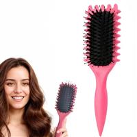 Maxmana Secret Curl Defining Brush,Curly Hair Brush Styling Brush for Detangling,Combing,Shaping and Defining Curls For Women and Men Less Pulling,Reduce Pulling and Curl Separation