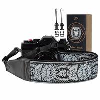 Padwa Lifestyle Camera Strap - 2" Wide Cowhide Head Cotton C