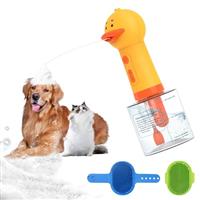 Electric Dog Soap Dispenser, Automatic Dog Cleaning Foam Machine, Dog Shampoo Sprayer with Brush for Dog and Cat Bathing, Shampoo Foamer for Pet Bathing, Bathroom, Kitchen Sink, Toilet Cleaning