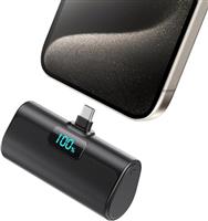 Mini Power Bank for iPhone 15 Series,Upgraded 5200mAh PD USB C Portable Charger Built-in USB-C Connector,Battery Pack Compatible with iPhone 15/15 Plus/15 Pro/15 Pro Max/Samsung,Android