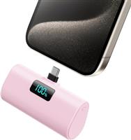Mini Power Bank for iPhone 15 Series,Upgraded 5200mAh PD USB C Portable Charger Built-in USB-C Connector,Battery Pack Compatible with iPhone 15/15 Plus/15 Pro/15 Pro Max/Samsung,Android